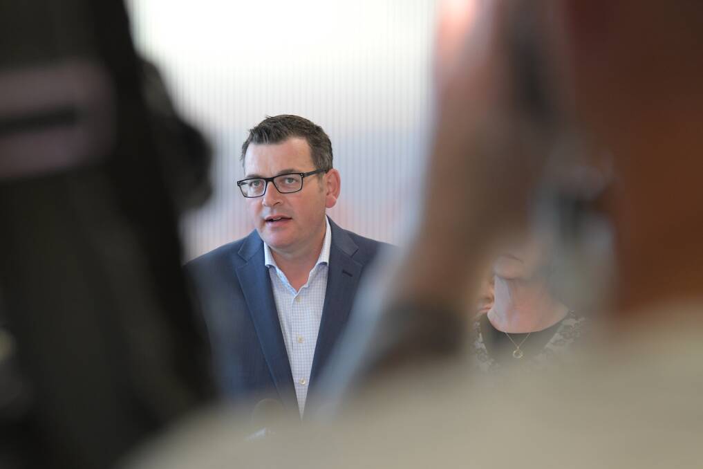 Premier Daniel Andrews' government earlier this year accepted all recommendations from a damning report into the state's mental health system. Picture: NONI HYETT