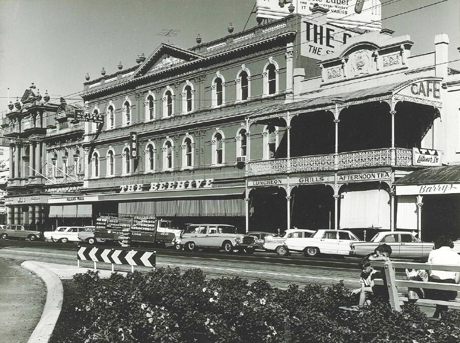 DIFFERENT SECTION: Another developer is renovating the other end of the Beehive complex. Picture circa 1955 by: Allan Doney, courtesy of National Trust of Australia