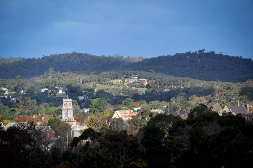 Castlemaine is among the towns to get air pollution sensors. Picture: BRENDAN McCARTHY