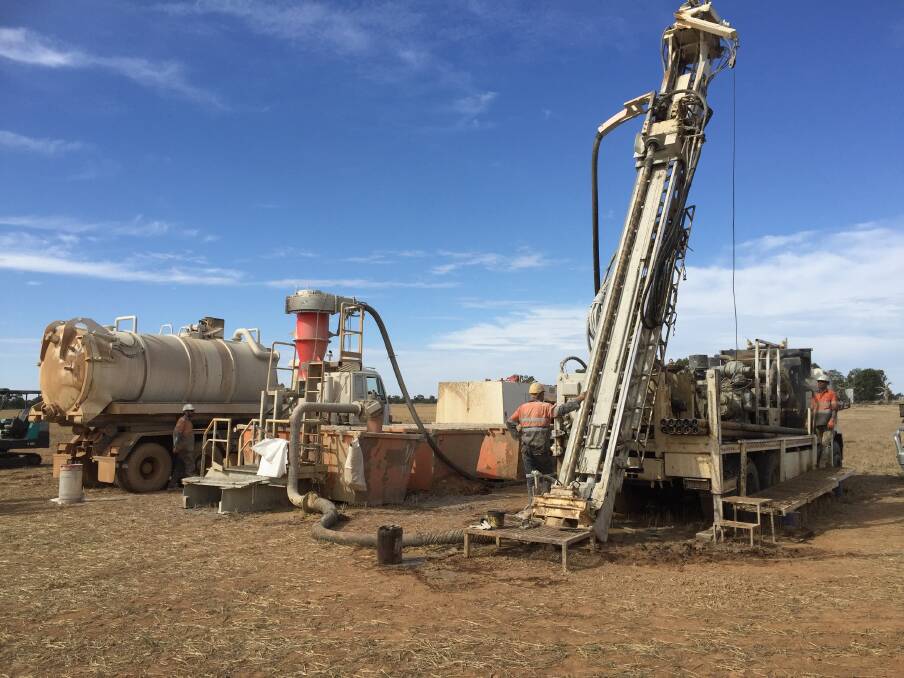 A Catalyst Metals exploration drilling operation in Mitiamo. Picture: SUPPLIED