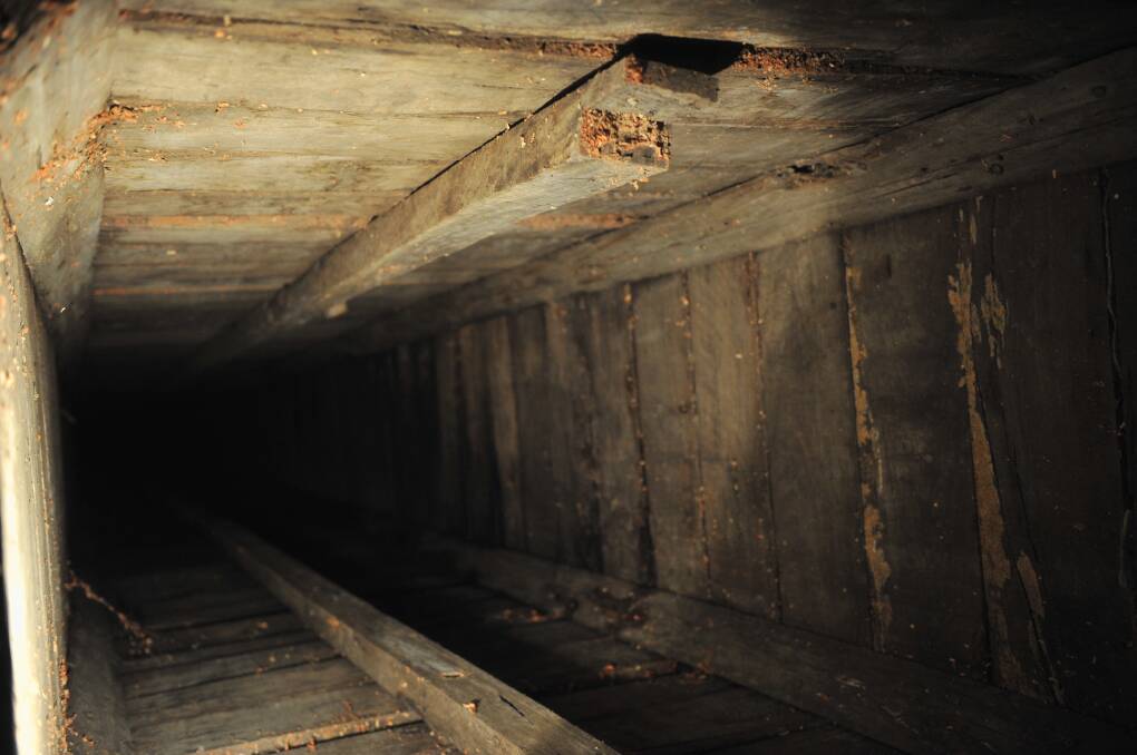 A mine into Bendigo's depths. Picture: LAURA MAKEPEACE