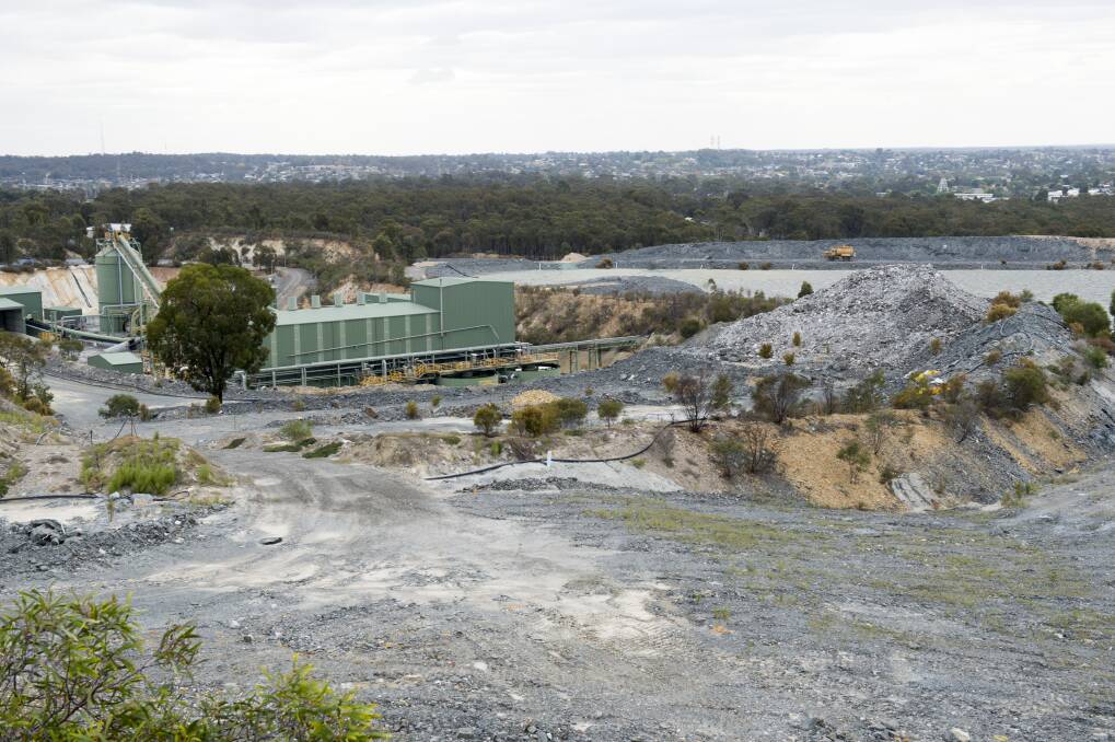 The Kangaroo Flat site in 2016, when GBM Gold took over the disused site. Picture: DARREN HOWE