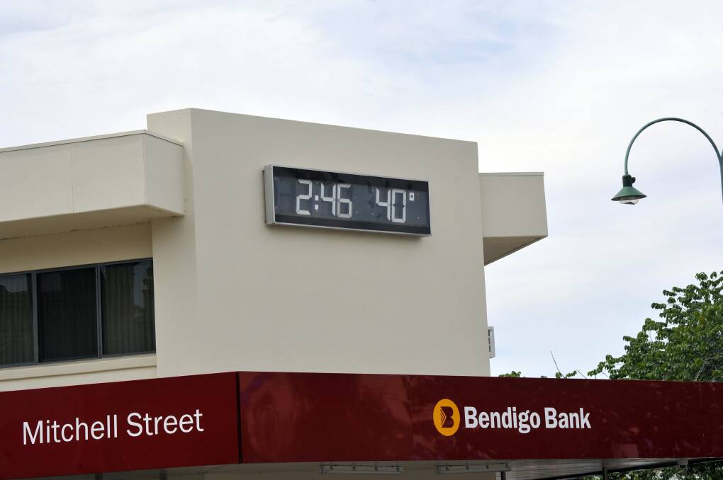 A hot day in Bendigo, in 2012.
