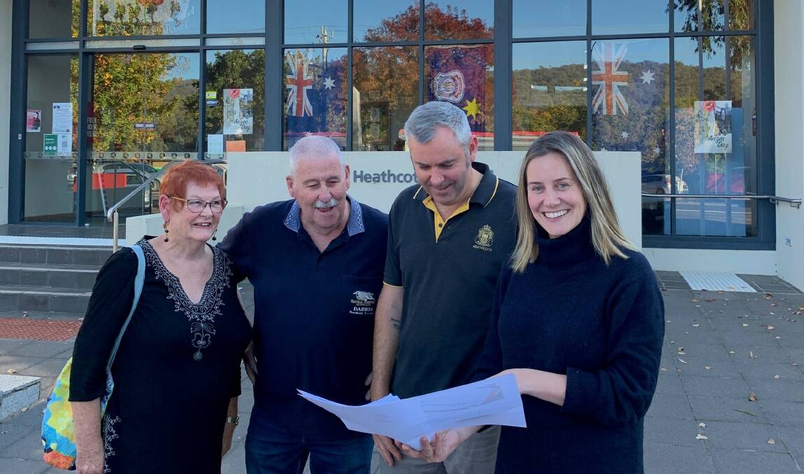 Heathcote residents hope for funding to renovate the town's RSL hall. Picture: SUPPLIED