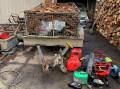 The tools and machinery forfeited after a pair's convictions for illegal firewood theft. Picture supplied