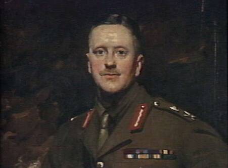 Major General Edwin Tivey. Artwork by George Coates, 1919. Image: courtesy of the Australian War Memorial