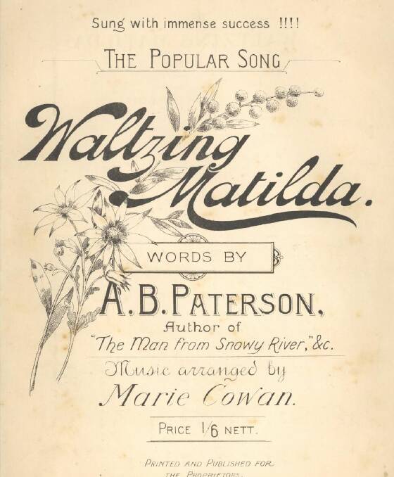 The front cover of sheet music in the National Library of Australia's collection. Image courtesy if the National Library of Australia.