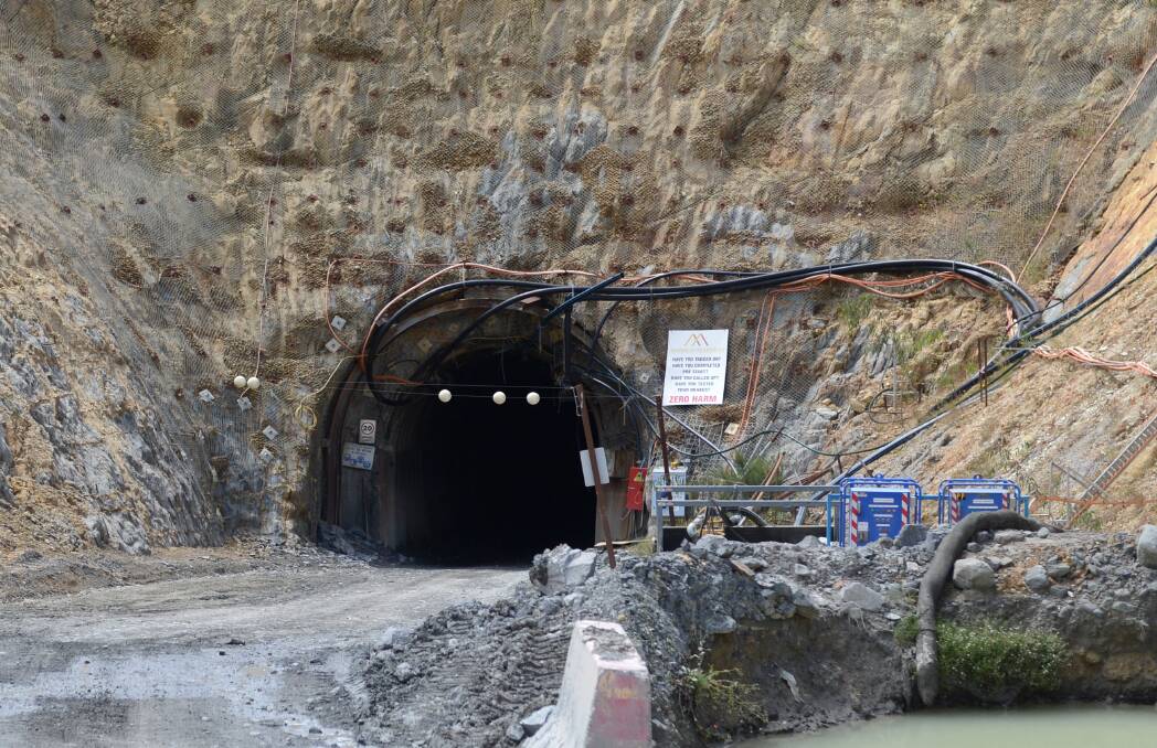 An entrance to one of Mandalay Resources' Costerfield mine shafts. File photo.