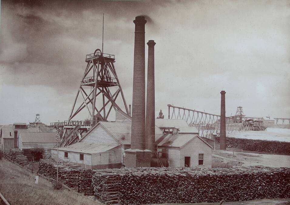 Breen Street's New Chum Railway Mine in its heyday. Picture: Courtesy of James Lerk.