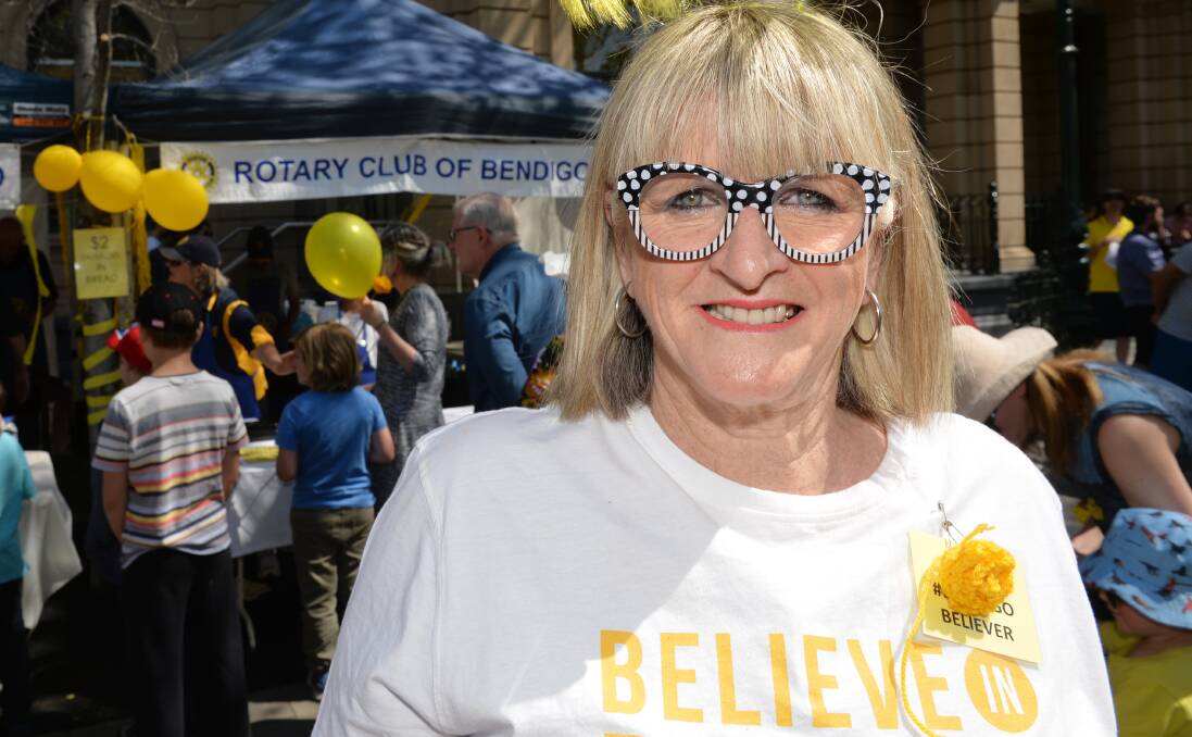 Believe in Bendigo co-founder Margot Spalding at a 2015 community BBQ organised to help bring people of diverse backgrounds together.