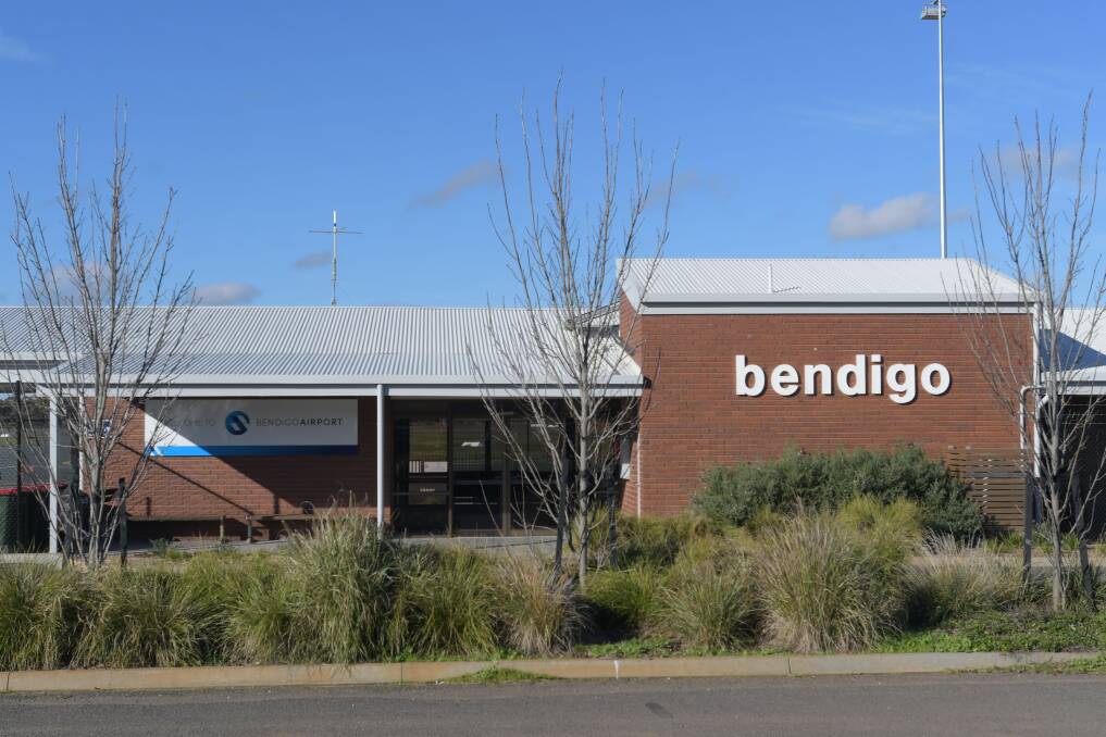 The Bendigo airport.