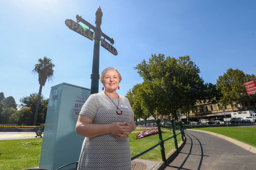 SKY'S THE LIMIT: Mayor Jennifer Alden has a few ideas as early discussions begin about the future of multiple buildings around the Pall Mall area. Picture: DARREN HOWE