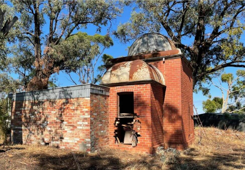 The observatory in a Kennington backyard. Picture: SUPPLIED