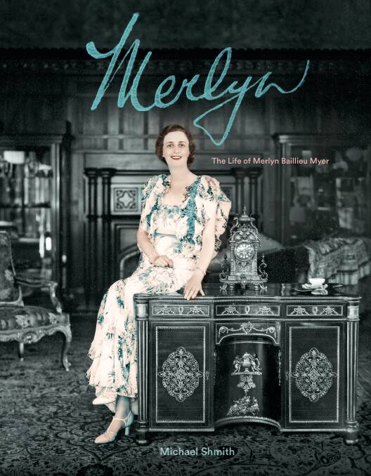 The front cover of Michael Shmith's 'Merlyn: The Life of Merlyn Baillieu Myer'.