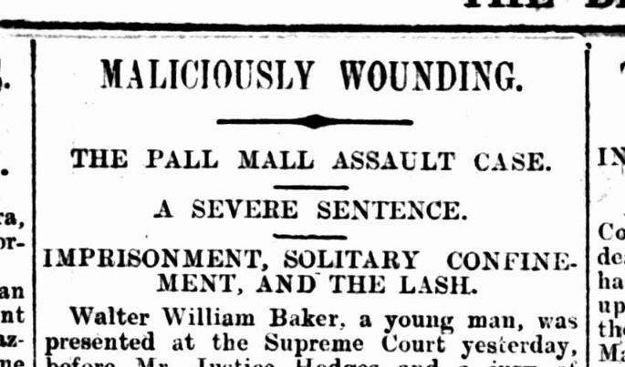A Bendigo Advertiser story on a "severe" sentence in a court case nearly 100 years ago. Source: TROVE