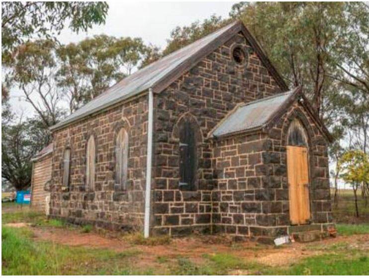 The Redesdale church. Image: SUPPLIED