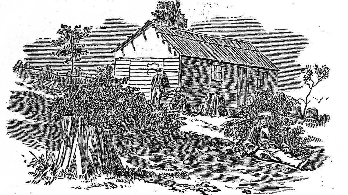George Graham's cabin, where the murder took place. Picture: SUPPLIED