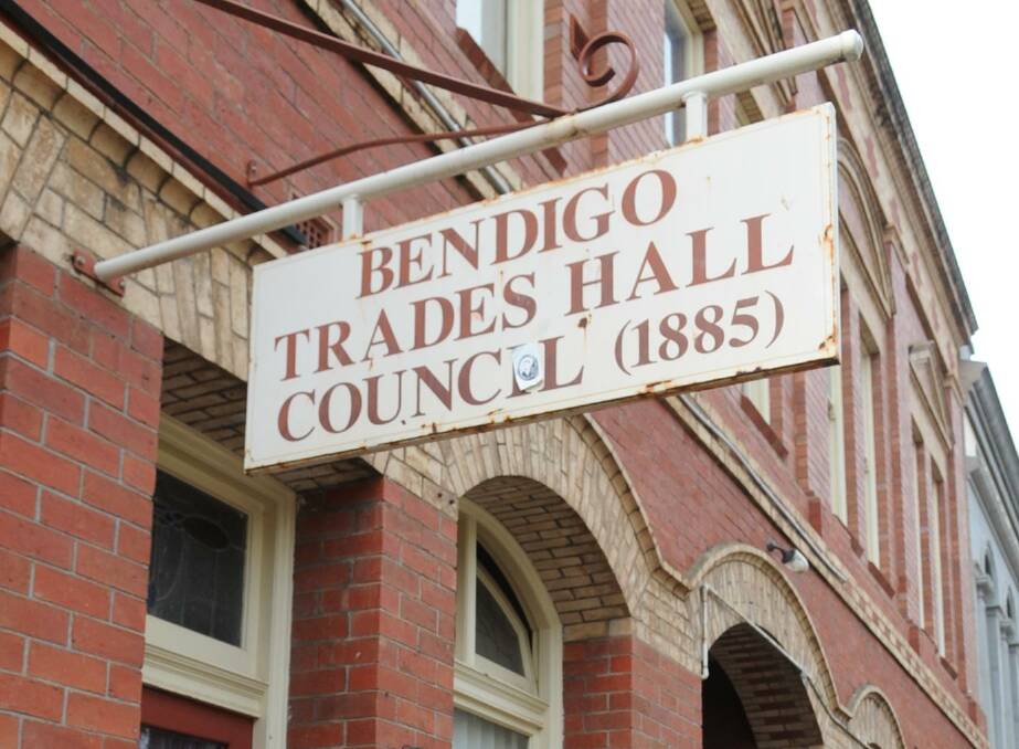 BITTER FUED: RSL members led fights to evict communists from Bendigo Trades Hall in 1949 and 1950. Below is an example of the anger the issue provoked. Pictures: FILE PHOTO and BENDIGO ADVERTISER (courtesy of the Bendigo Library)