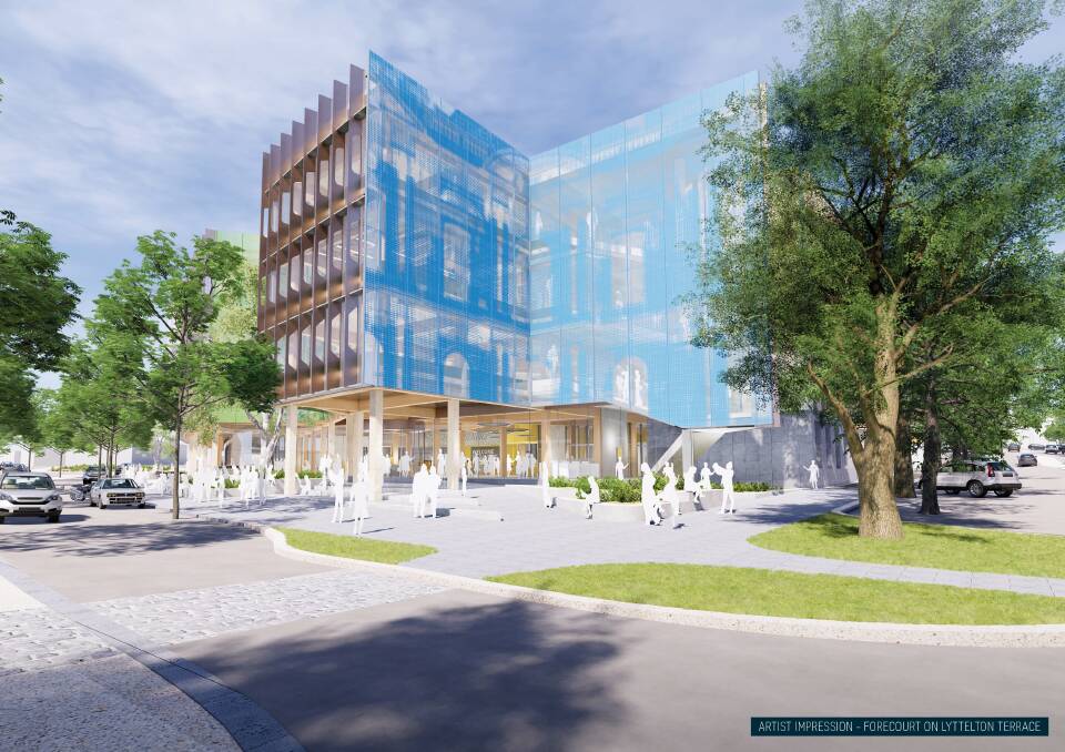 BIG ASPIRATIONS: An artist's impression of the Bendigo GovHub. Detailed designs are under way right now and are expected to be finalised soon. Picture: SUPPLIED