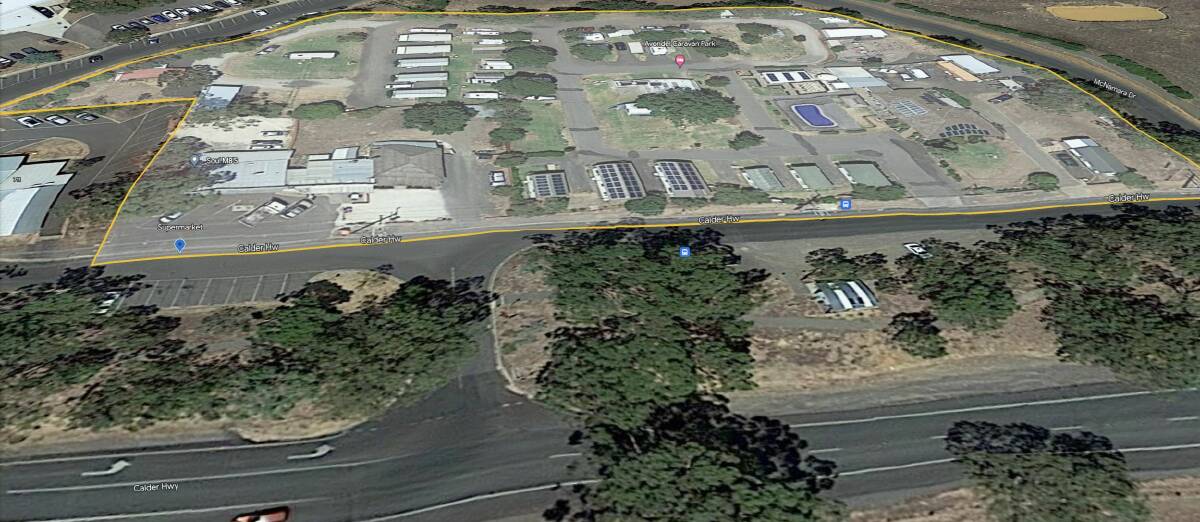 The site a new supermarket complex would cover. Image courtesy of Google Earth.