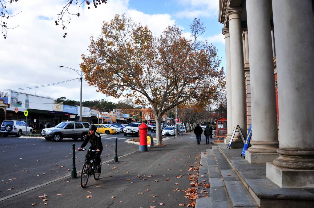 The outside of the Castlemaine Market Building could be transformed into a town square under an idea floated by community members. Picture: BRENDAN McCARTHY