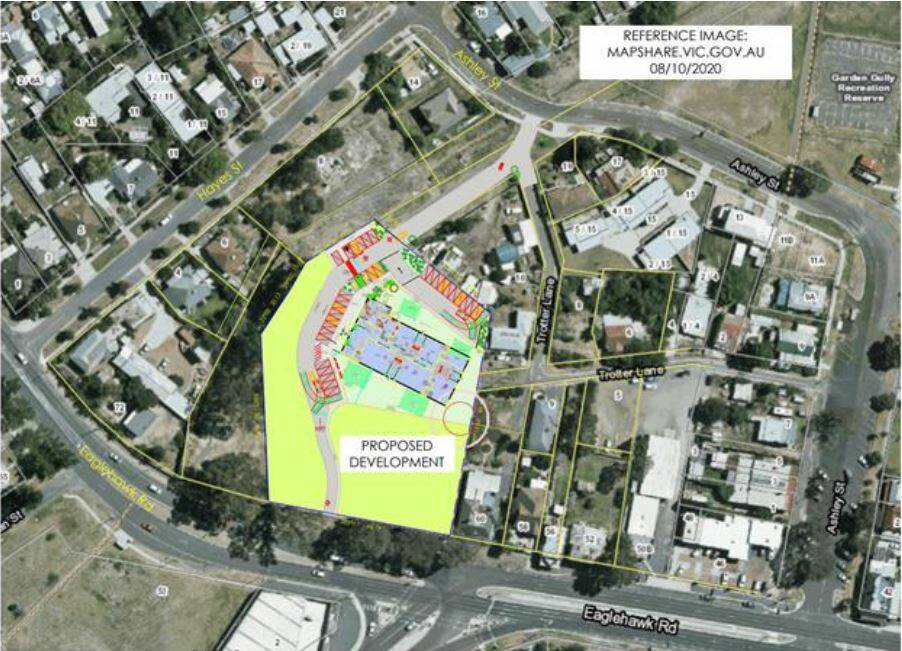 Location and footprint of the proposed childcare centre. Image: SUPPLIED