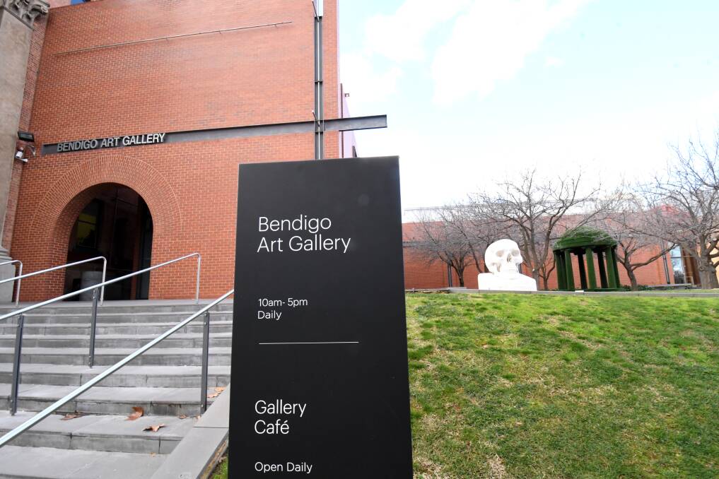 The Bendigo Art Gallery building's relationship with the world around it could be 'fundamentally' changed after renovations. Picture: DARREN HOWE