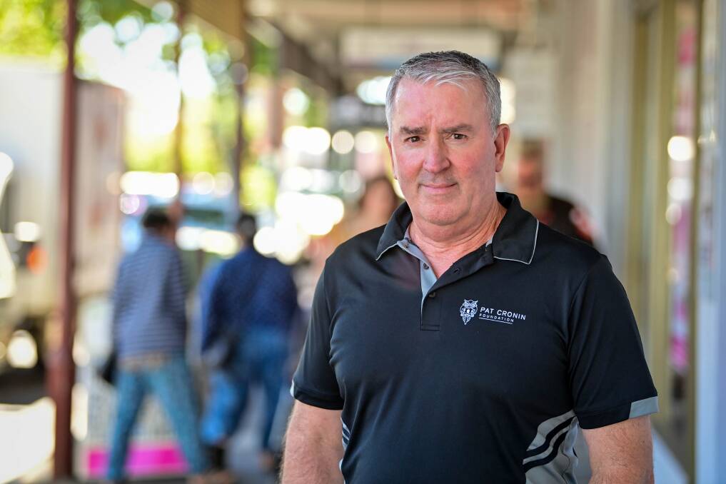 TIME TO CHANGE: The Pat Cronin Foundation's Steve Layt is urging central Victorians to get behind the push to end coward punches. His group is ramping up its presence in Bendigo. Picture: BRENDAN McCARTHY