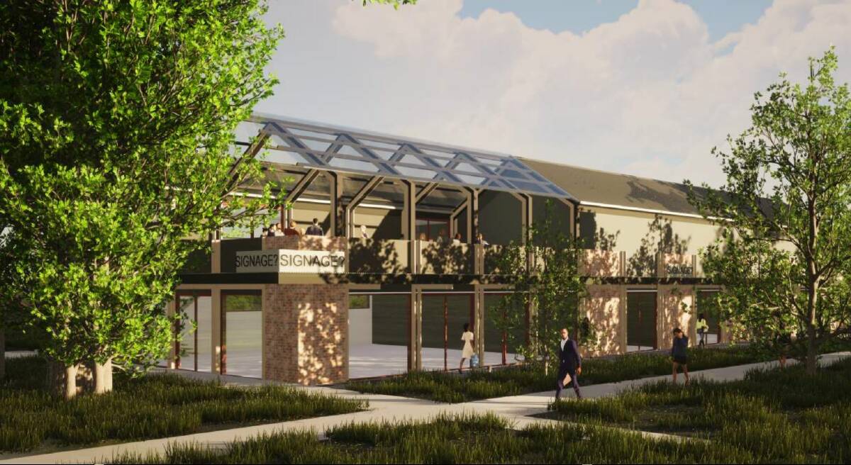 Artist's impression for the food venue and its deck. Picture: SUPPLIED