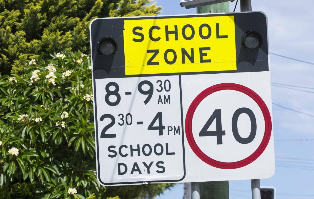 Don’t forget to start slowing down in school 40km/h zones