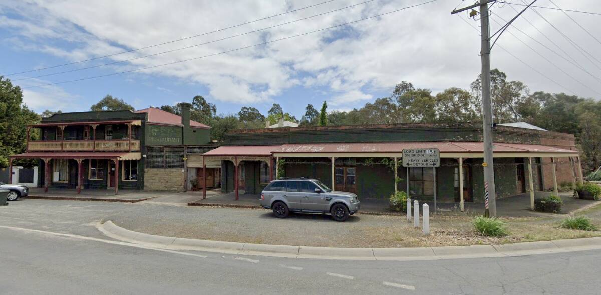 A landowner wants to build seven units out the back of these two Castlemaine properties. Picture courtesy of Google Street View