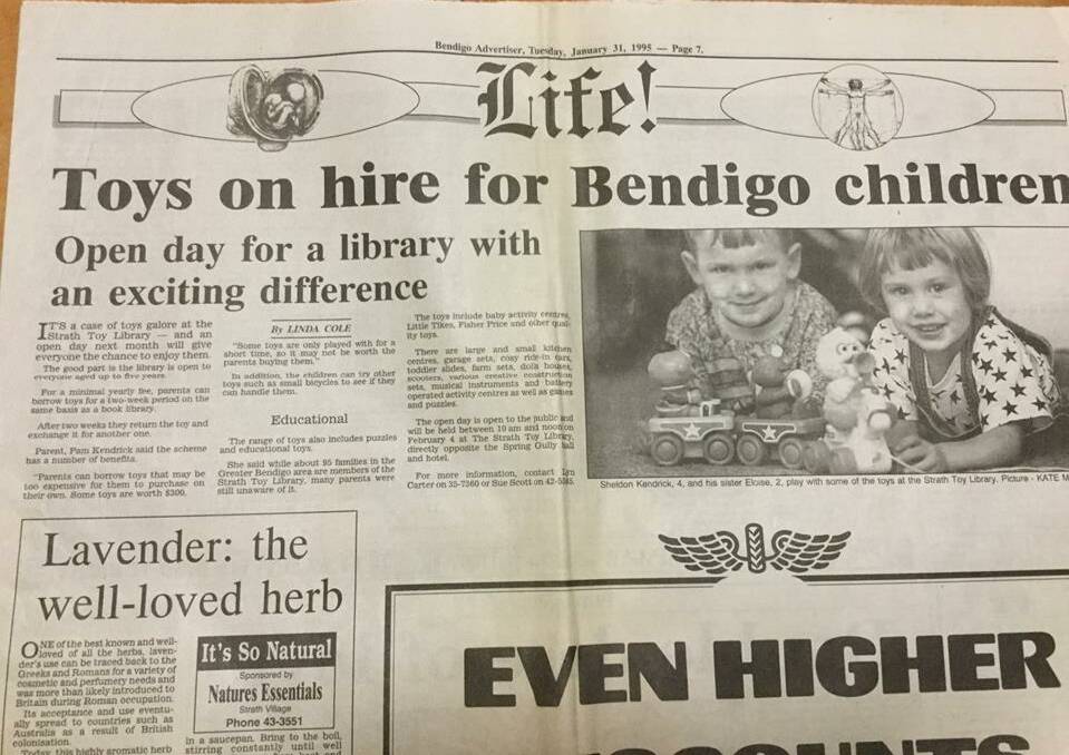 A Bendigo Advertiser story from 1995.