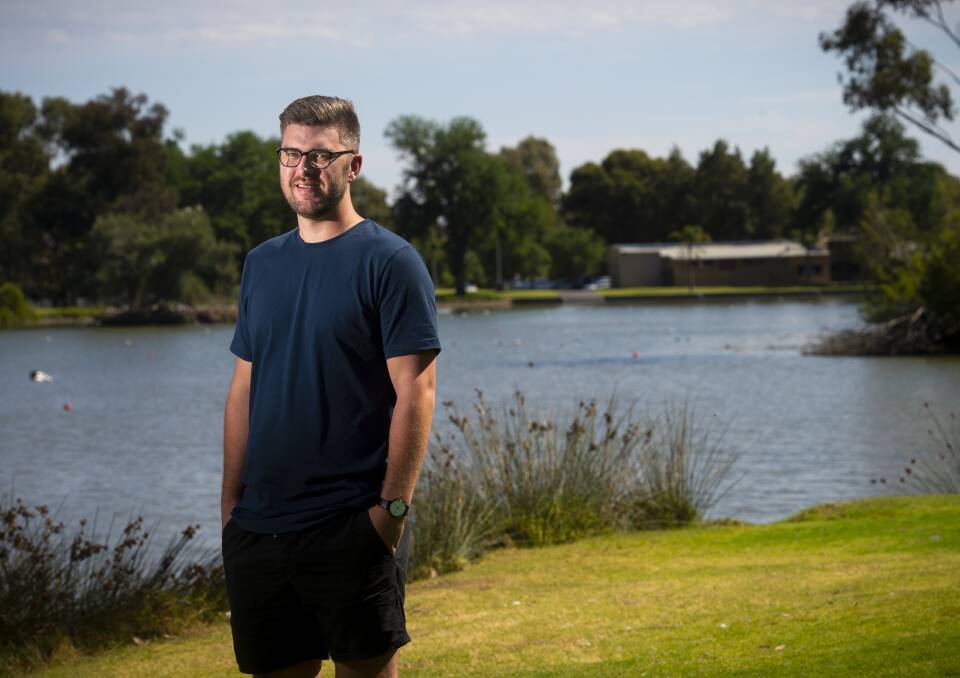 SPREAD SOME CHEER: Matthew Rowlands says more donations are welcome ahead of a Christmas lunch at Lake Weeroona. Picture: DARREN HOWE