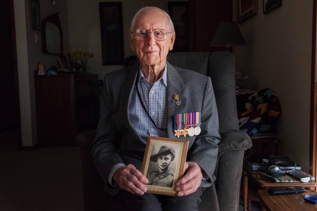 PEACE BREAKS OUT: Pierce Grenfell remembers the day six long years of war came to an end. Picture: BRENDAN McCARTHY
