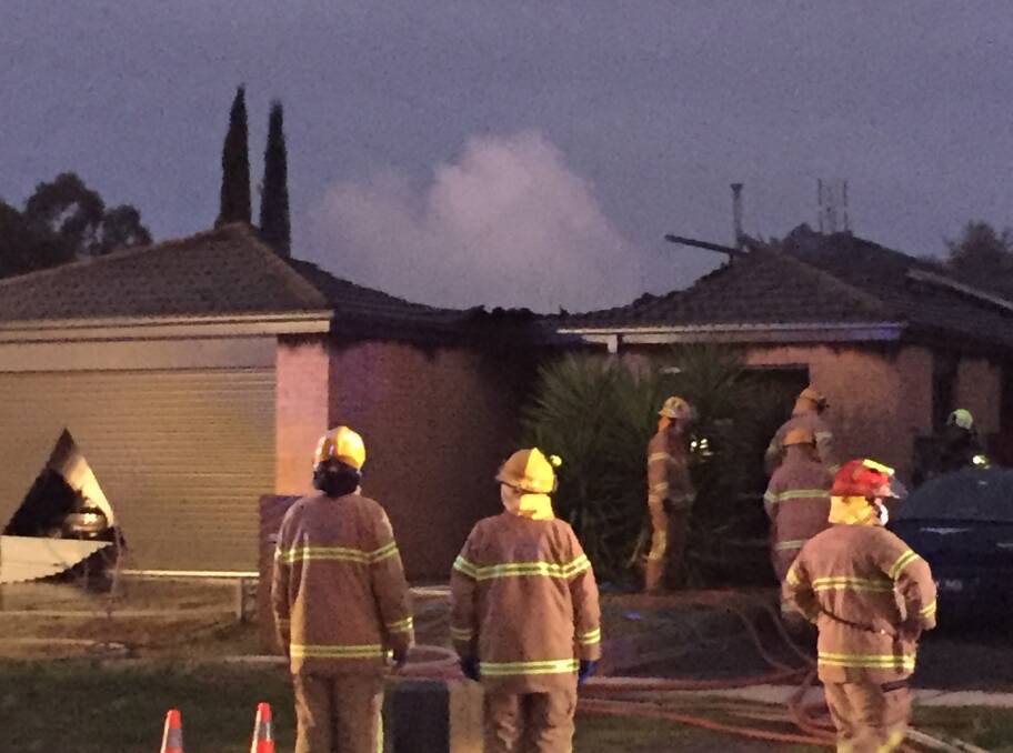 House gutted by fire in Ascot this morning
