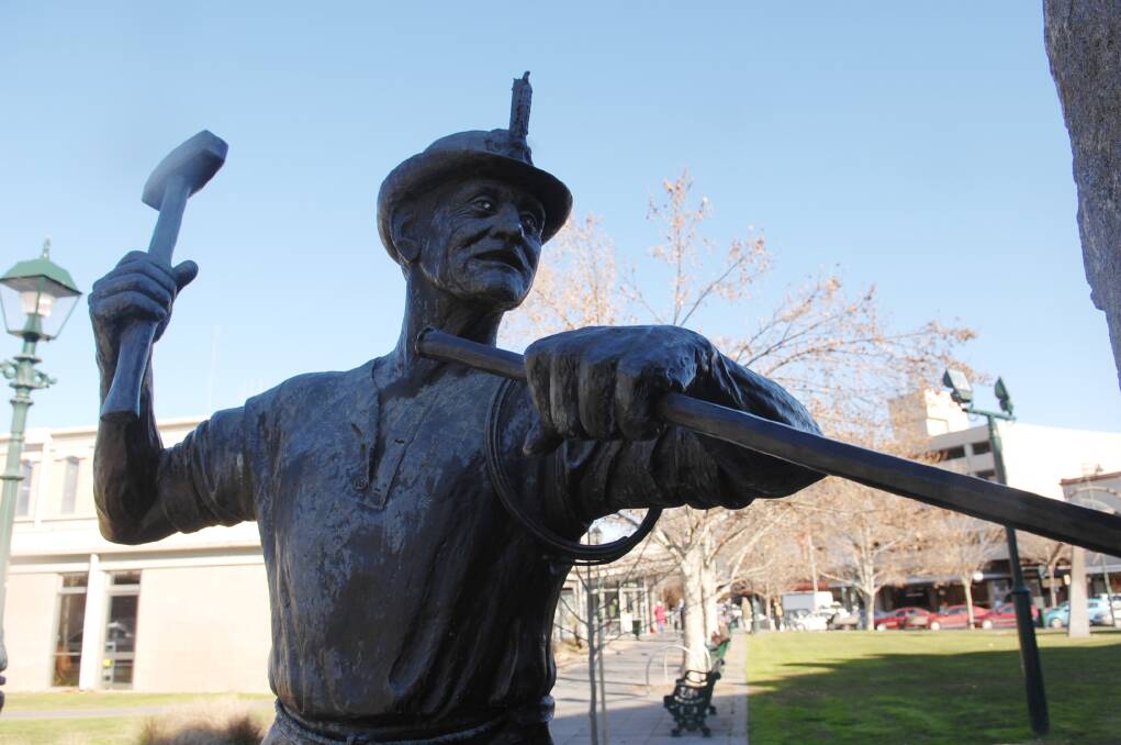 A tribute to the proud legacy Cornish miners left at Bendigo, who didn't deserve to hear a slur from a member of McIntyre's support group. Picture: BRENDAN McCARTHY