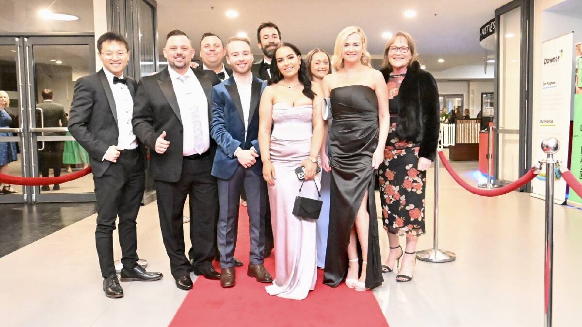 The Ray White team turned up en masse on the red carpet. Picture by Darren Howe