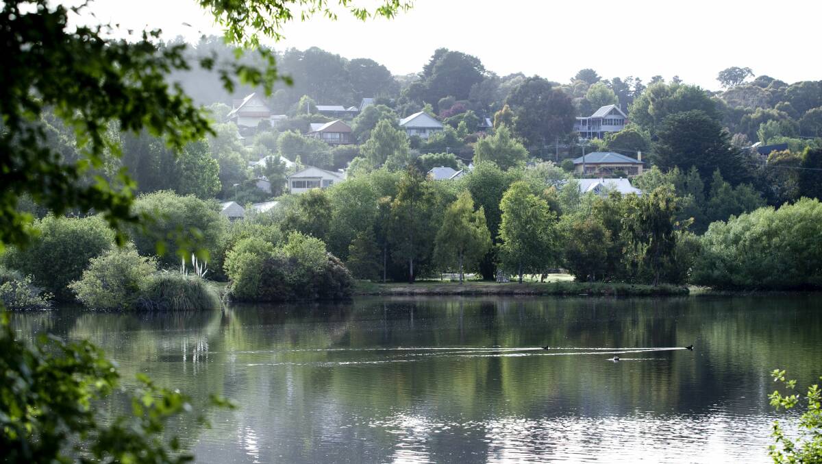 Peace, quiet and cool: Lake Daylesford. Picture:  Mark Chew