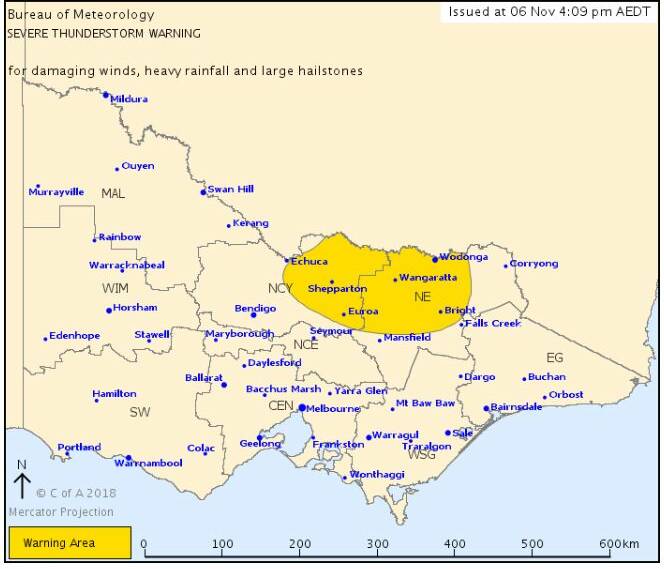 Flash flooding, heavy rainfall as storm fronts cross central Vic