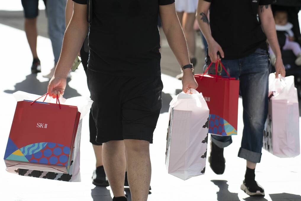 Shoppers at the Boxing Day Sales. Picture: FILE 