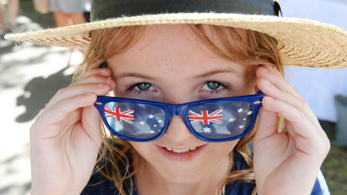 Maddy Bell and Australia Day celebrations at Lake Weeroona last year Picture: DARREN HOWE
