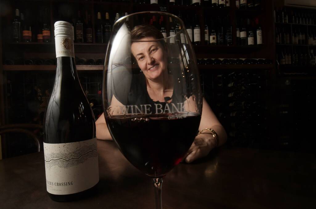 BENDIGO'S BEST: Tamara Edwards-Smith has cast her vote in Bendigo's Best Shiraz  at the Wine Bank on View. The winner will be announced on Sunday. Picture: DARREN HOWE
