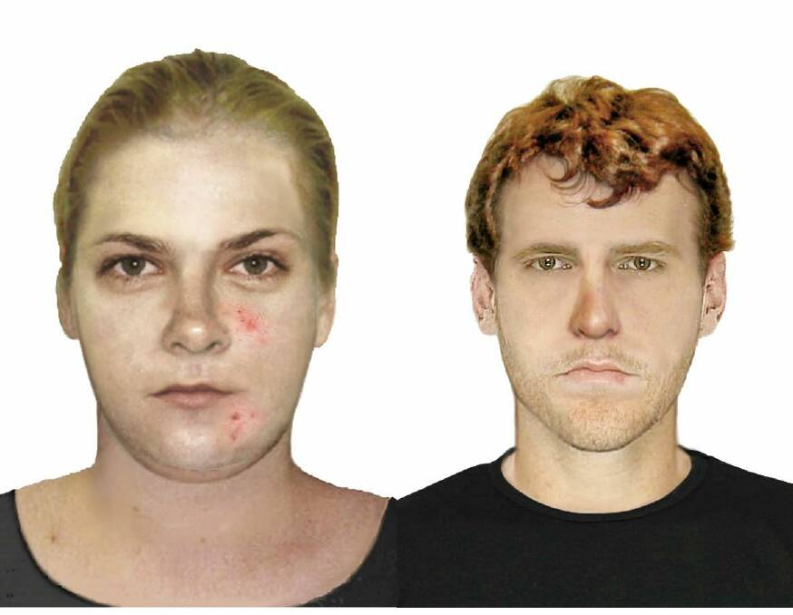 Police wish to speak to the two people depicted in the FACE images (above) in relation to an incident in Norma Street, Golden Square.