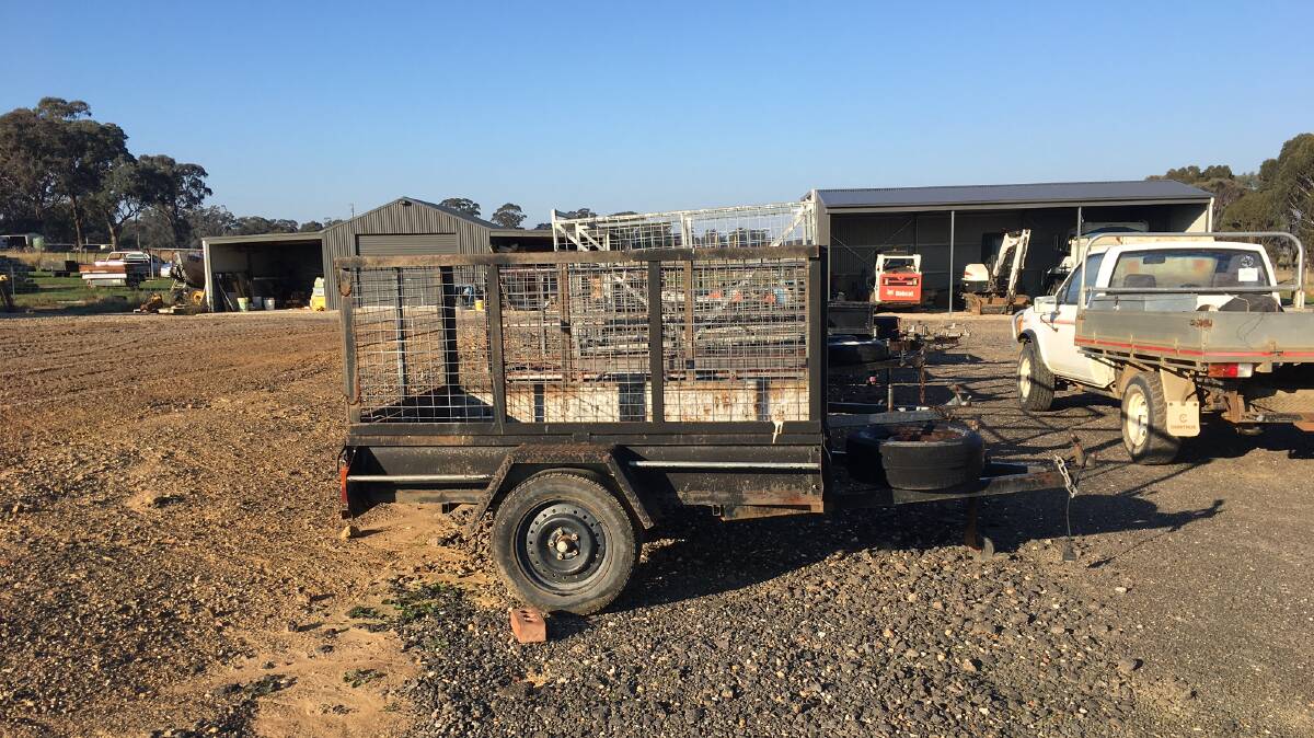 Have you seen a trailer that looks like this? Bendigo police want to hear from you. Picture: SUPPLIED