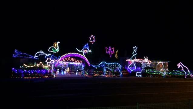 DECORATIVE: Christmas lights in Flora Hill last year. The CFA is urging people to ensure they follow safety precautions to avoid fires.
