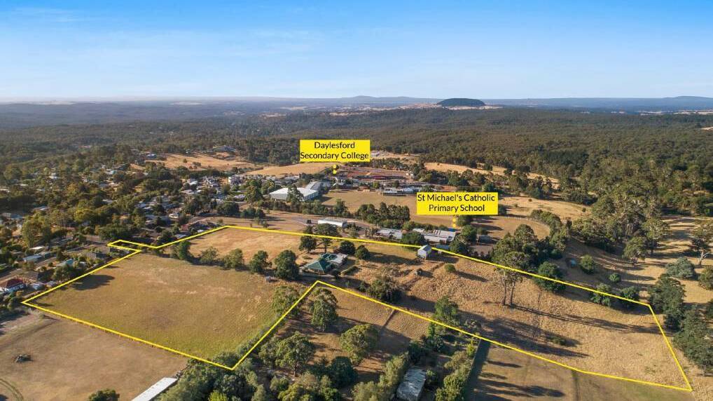 The proposed block in Daylesford. Photo: Ray White