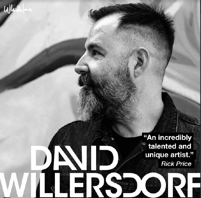 SINGER-SONGWRITER: Poster for David Willersdorf's performances. Picture: SUPPLIED IMAGE.