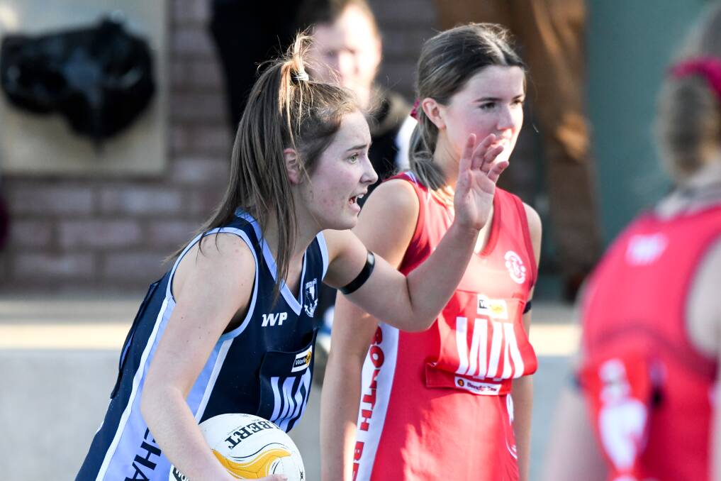 BACK ON COURT: Eaglehawk and South Bendigo faced off in round one of the BFNL 17-under netball season.