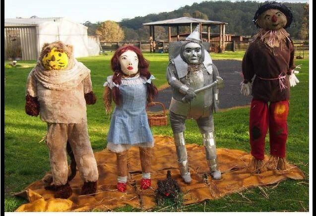 WIZARD OF OZ: Scarecrow's from previous years of the Lockington Scarecrow Competition and Display. Picture: SUPPLIED.