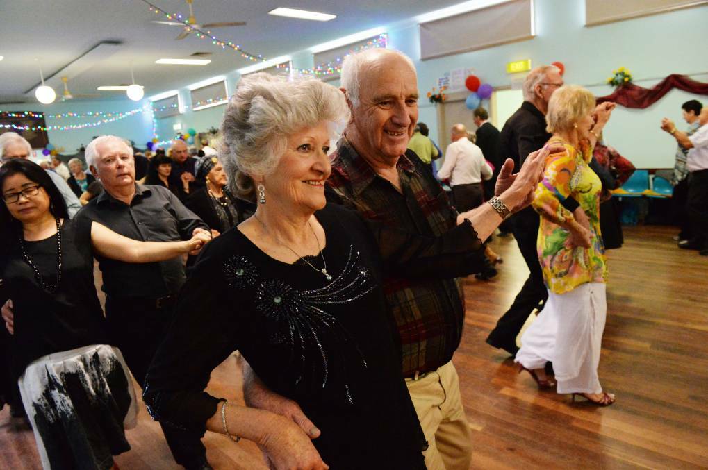 SPRING IN YOUR STEP: Sunday afternoon dance at the Spring Gully Hall 2016. Picture: DARREN HOWE